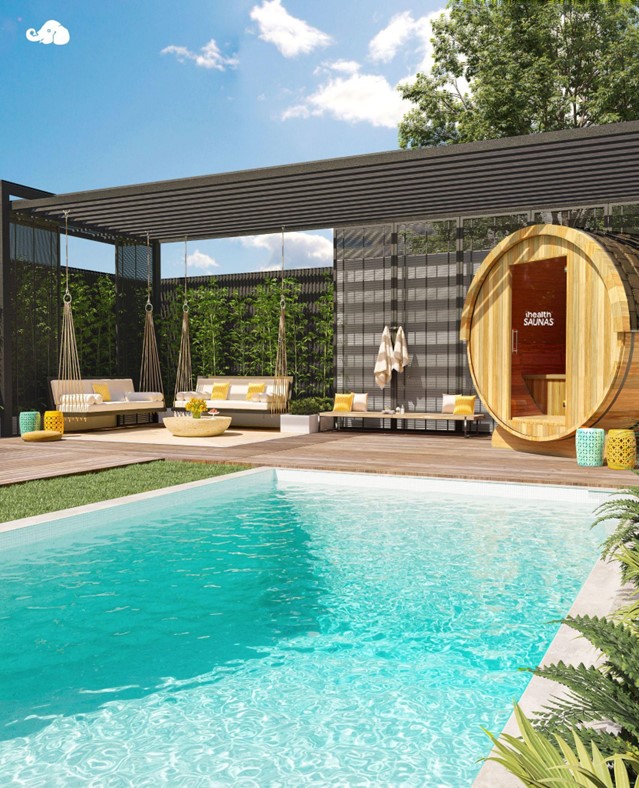 pool and sauna haven