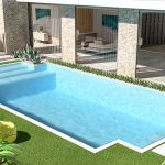 Inground Concrete Pool with stairs