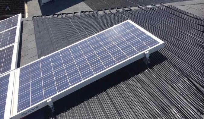 sunbather solar panel