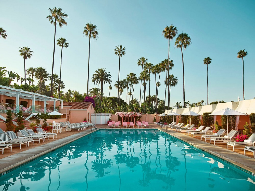 Beverly Hills Hotel Pool Lounge
