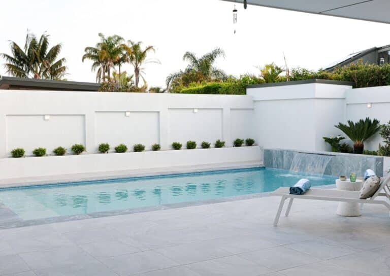 Custom concrete pool modern inground swimming pool design in australia backyard