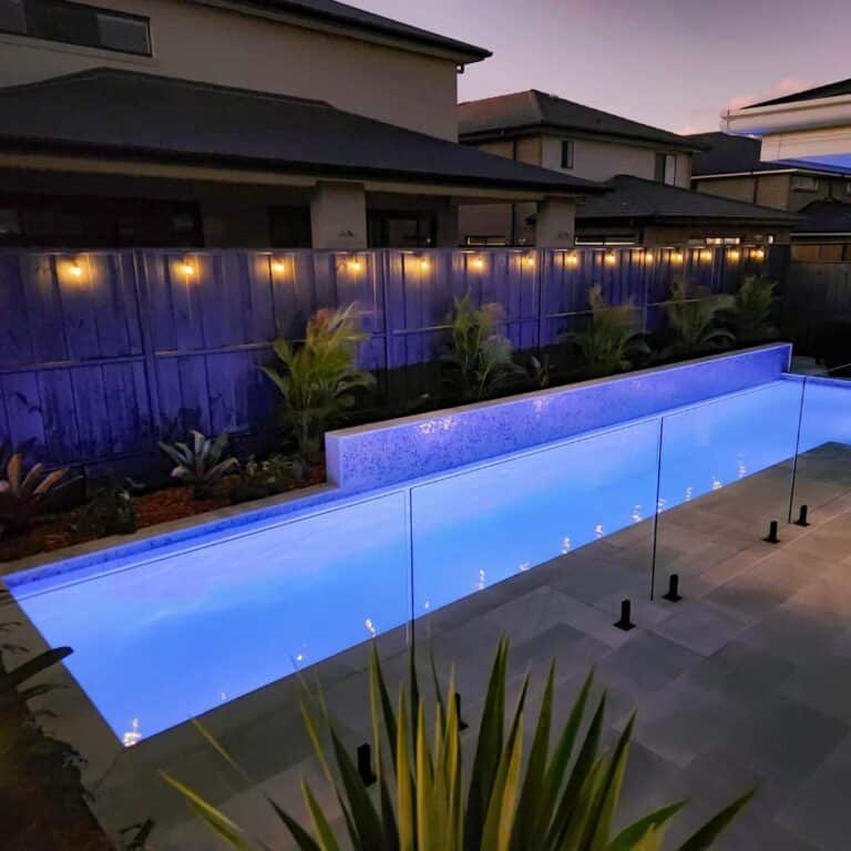 lap pool Sydney long narrow pool for fitness modern backyard