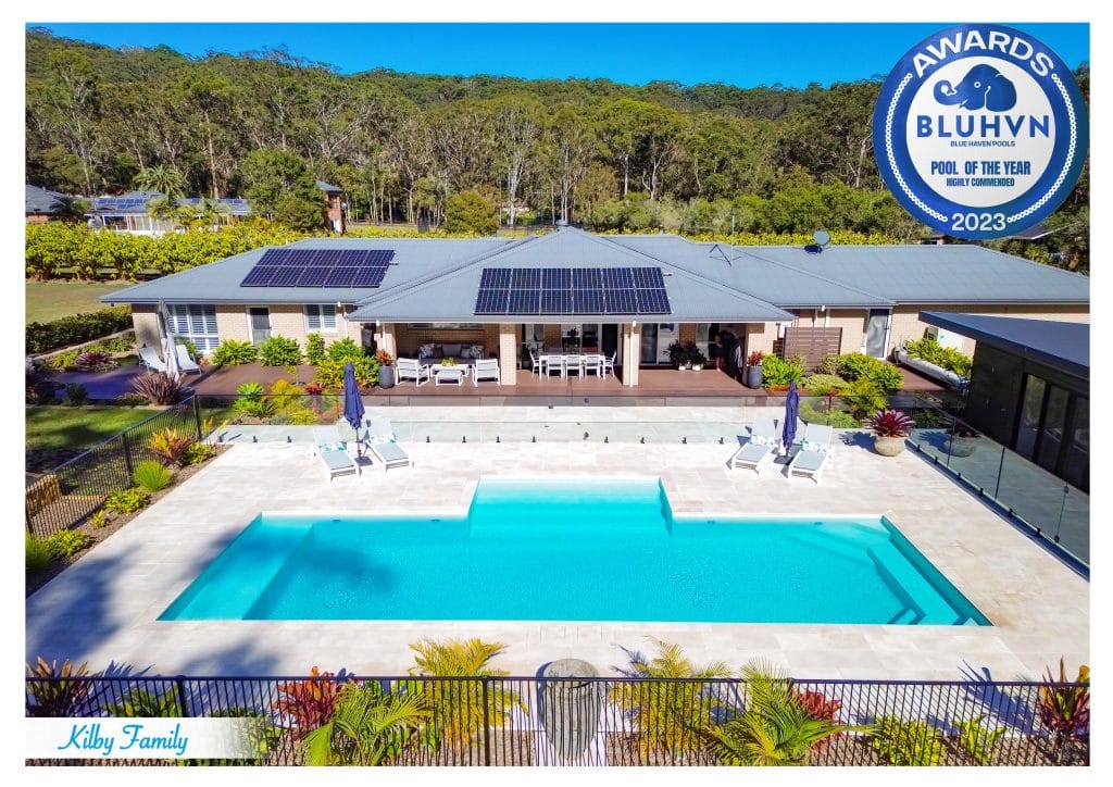 pool of the year highly commended - blue haven pools