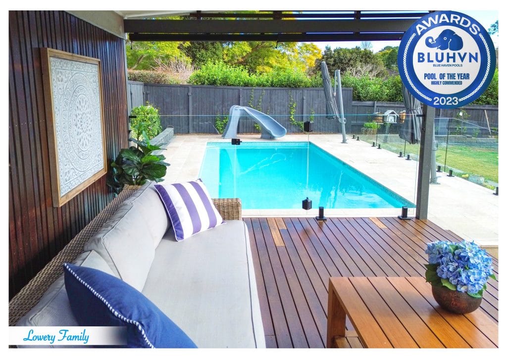 pool of the year highly commended - blue haven pools