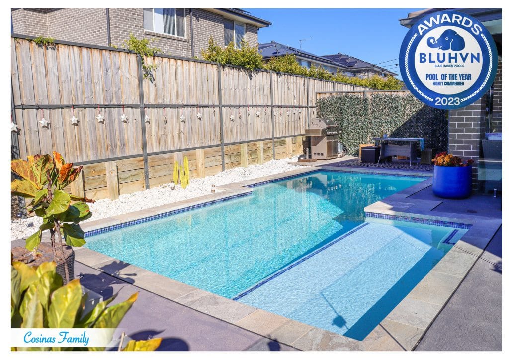 pool of the year highly commended - blue haven pools