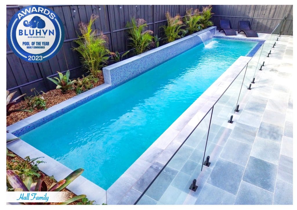 pool of the year highly commended - blue haven pools
