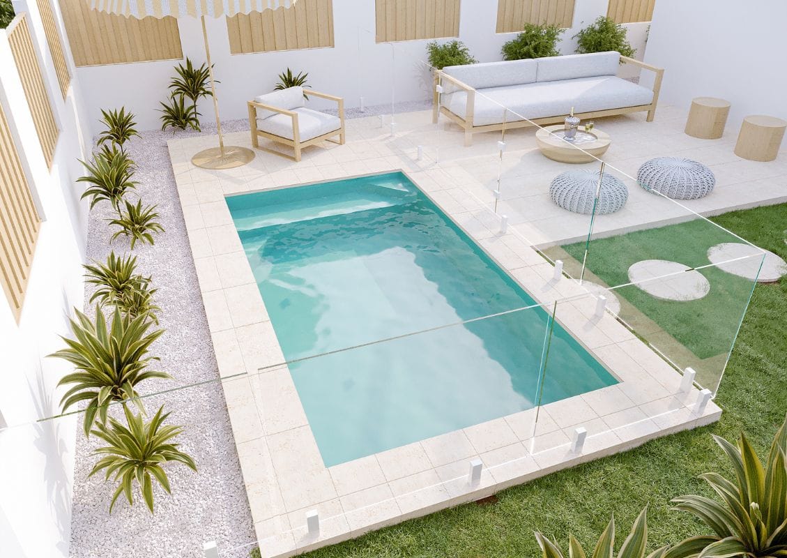 Elara 3m fibreglass pool