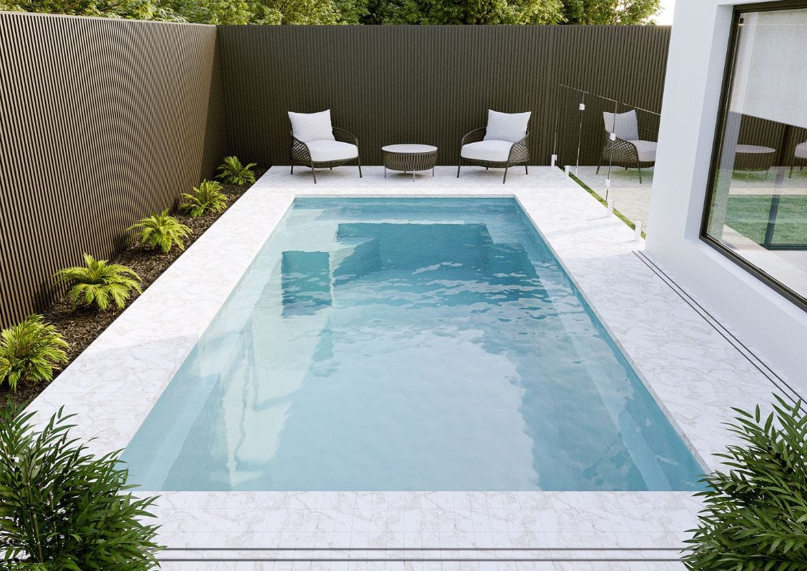 Solara 5m fibreglass pool