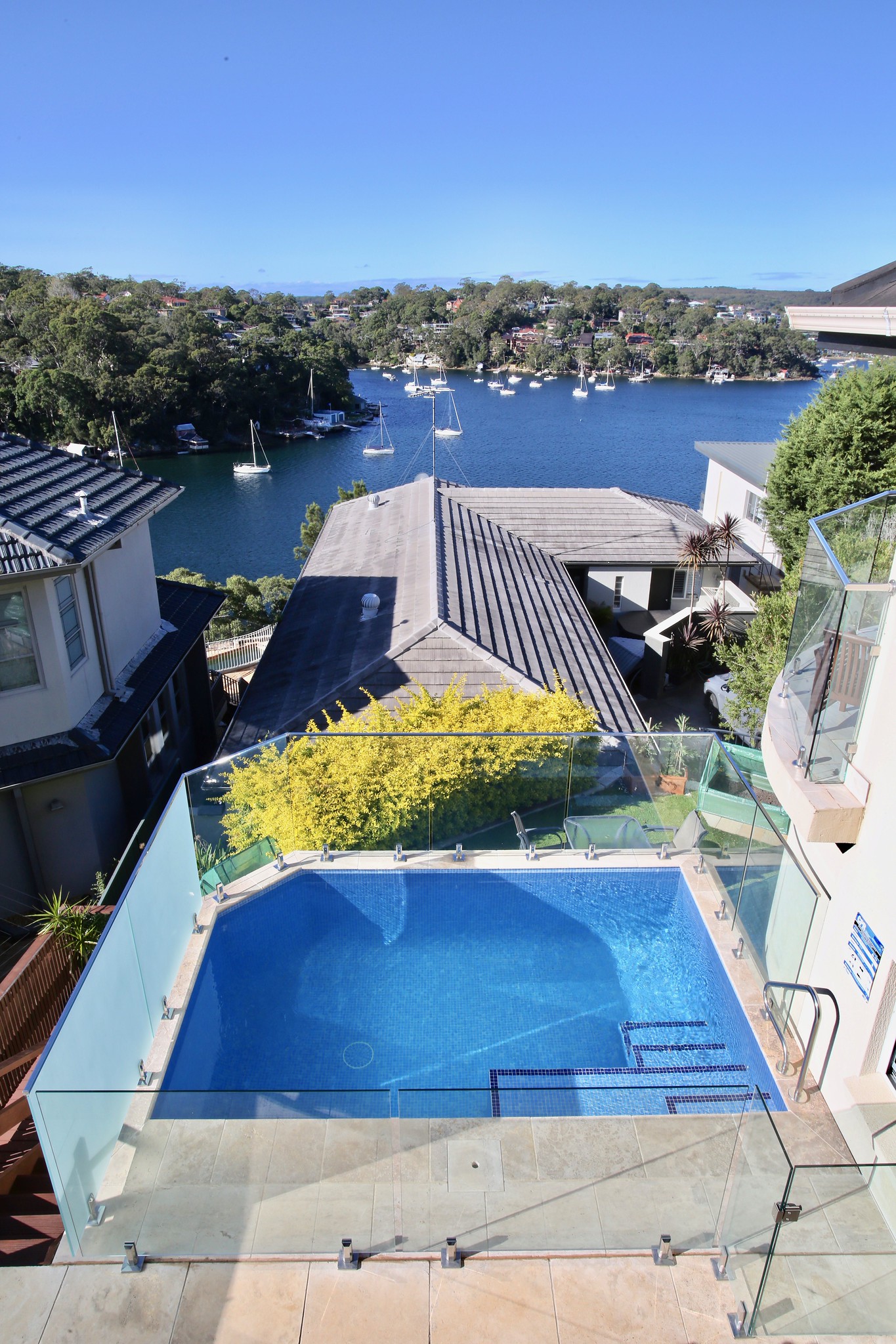 Custom Blue Haven swimming pool and outdoor living in Sydney