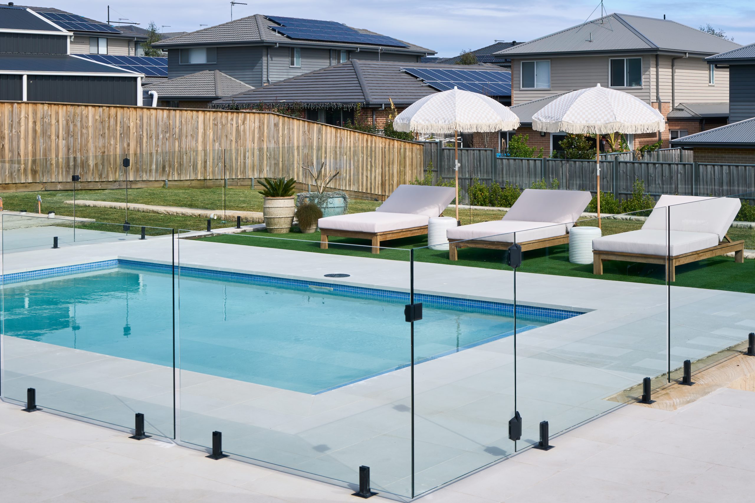 Blue Haven pool project at a Box Hill residence in The Hills District