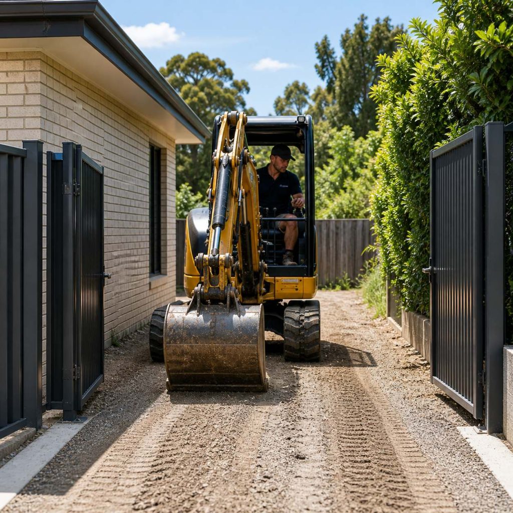 Standard Pool Excavation Access