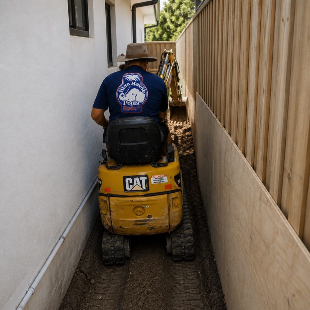 Mini Diggers for Tight Backyard Access