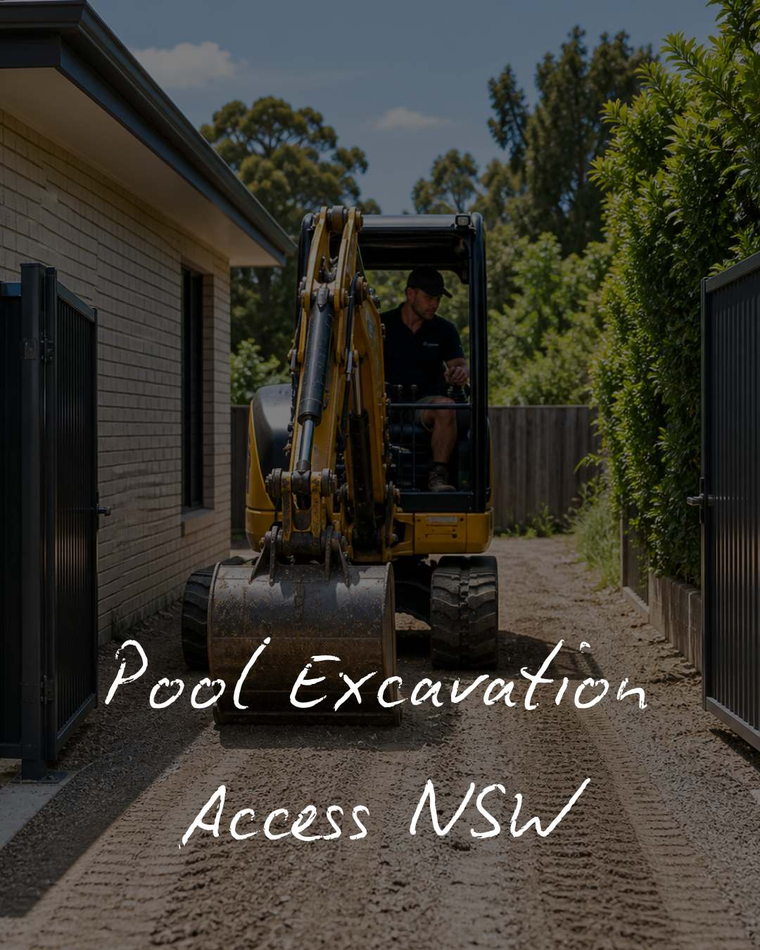 Pool Excavation Access NSW: