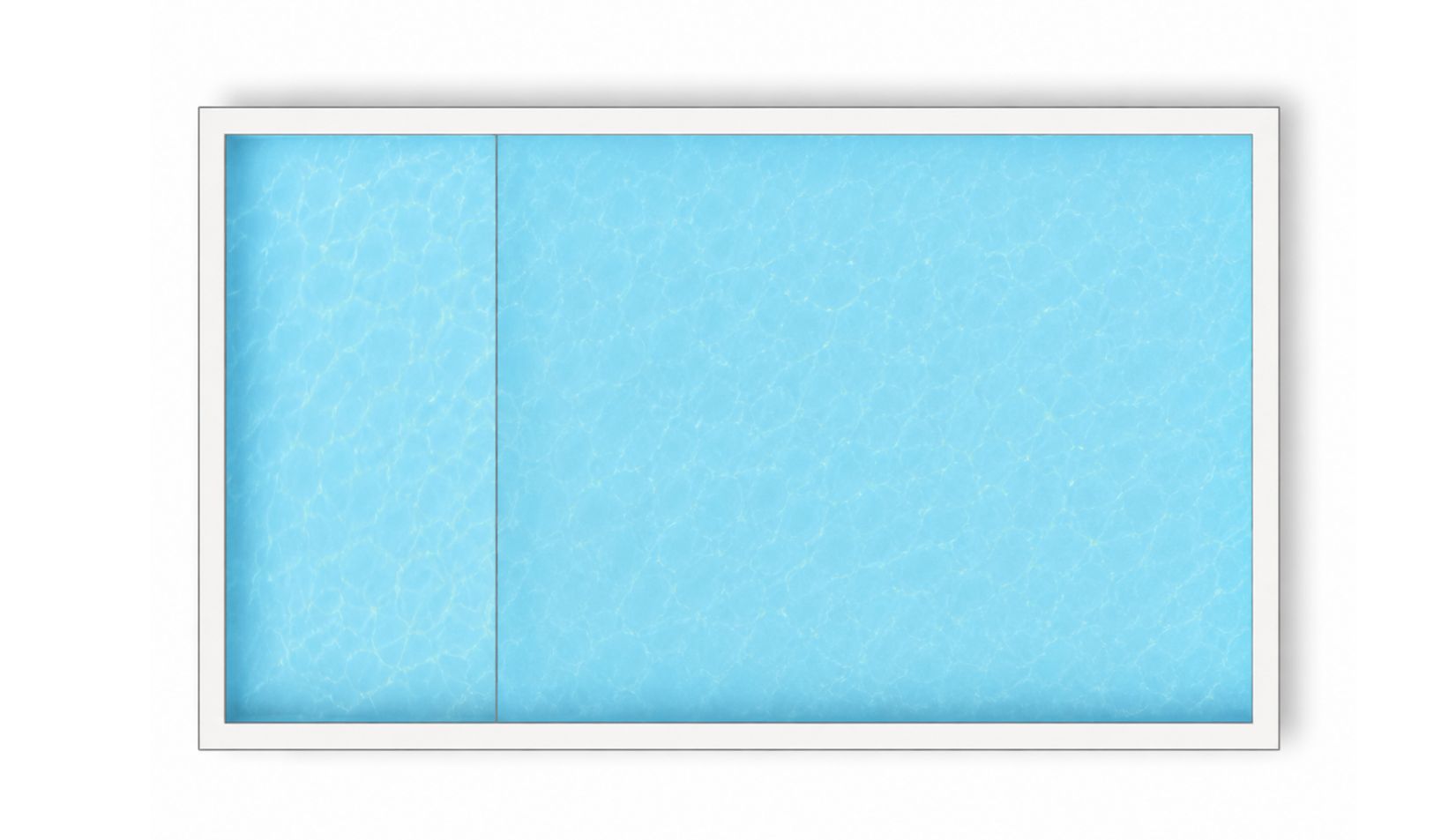 Simple rectangular concrete swimming pool design