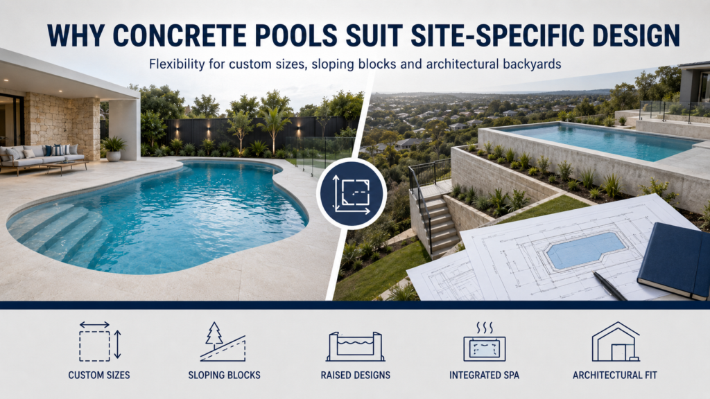 WHY CONCRETE POOLS SUIT SITE-SPECIFIC DESIGN