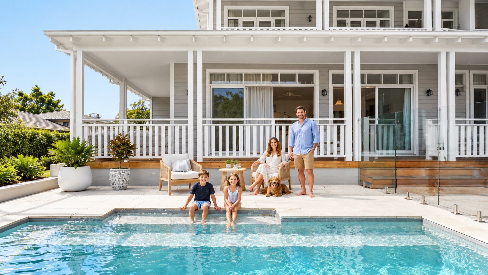 Family lifestyle and outdoor living in South Western Sydney