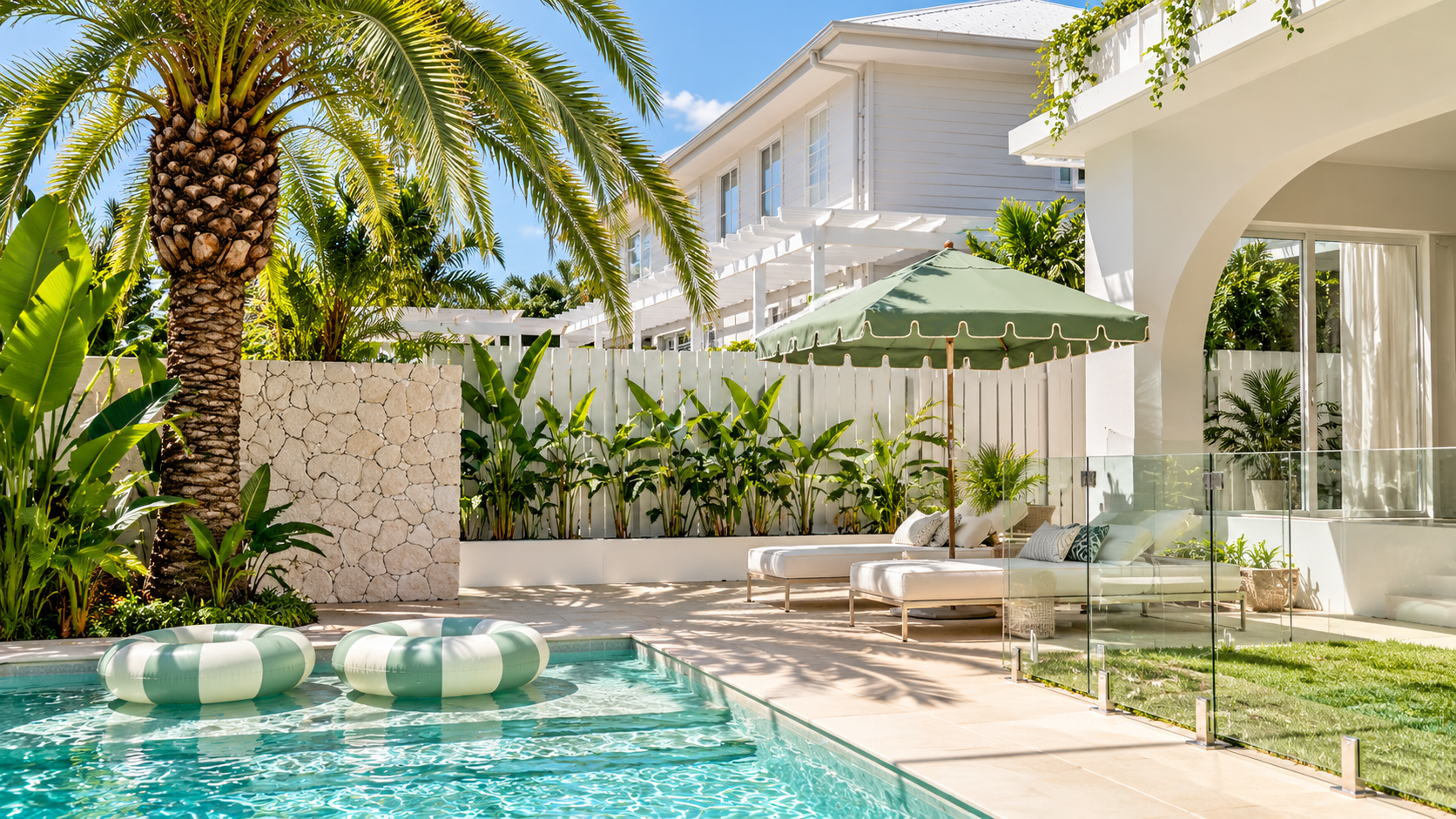 Luxury pool home inspiration by Blue Haven Pools