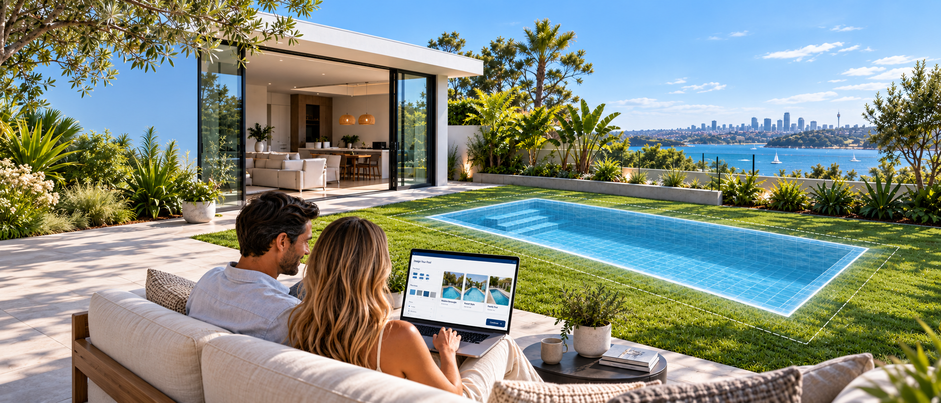 Blue Haven Pools online pool price estimator for Sydney and NSW homeowners