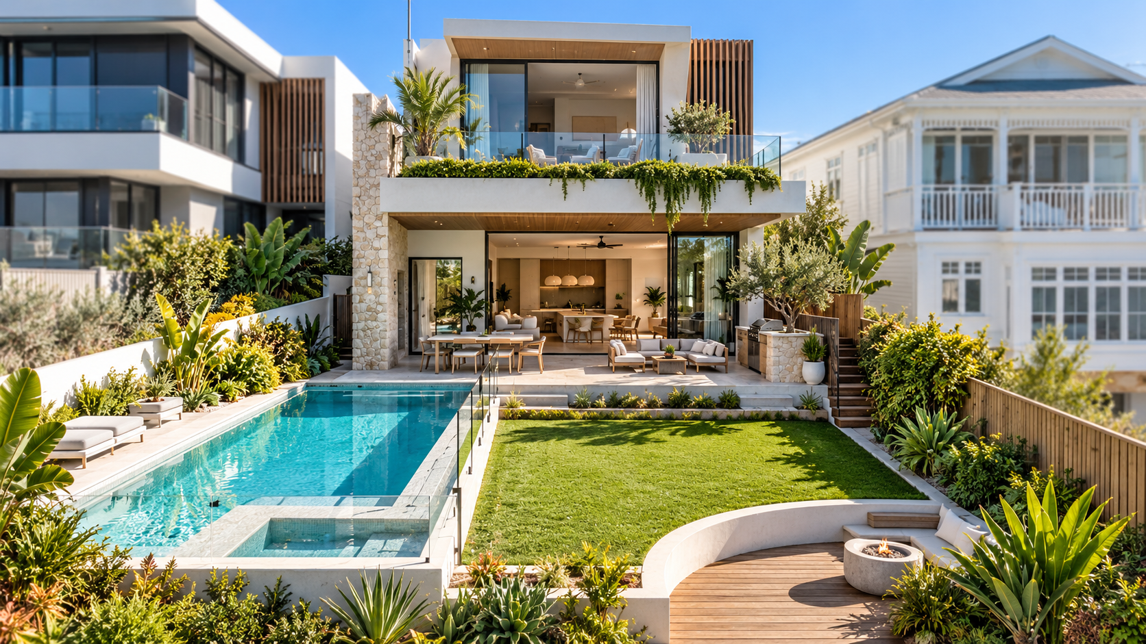 Luxury coastal home with swimming pool in Sydney Eastern Suburbs