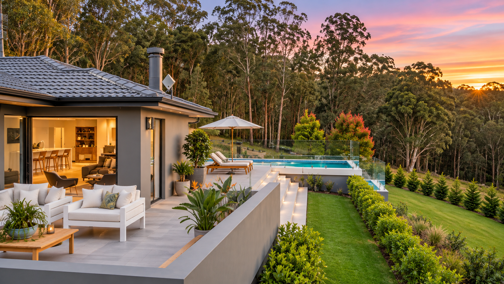 Luxury pool and outdoor living on the South Coast NSW
