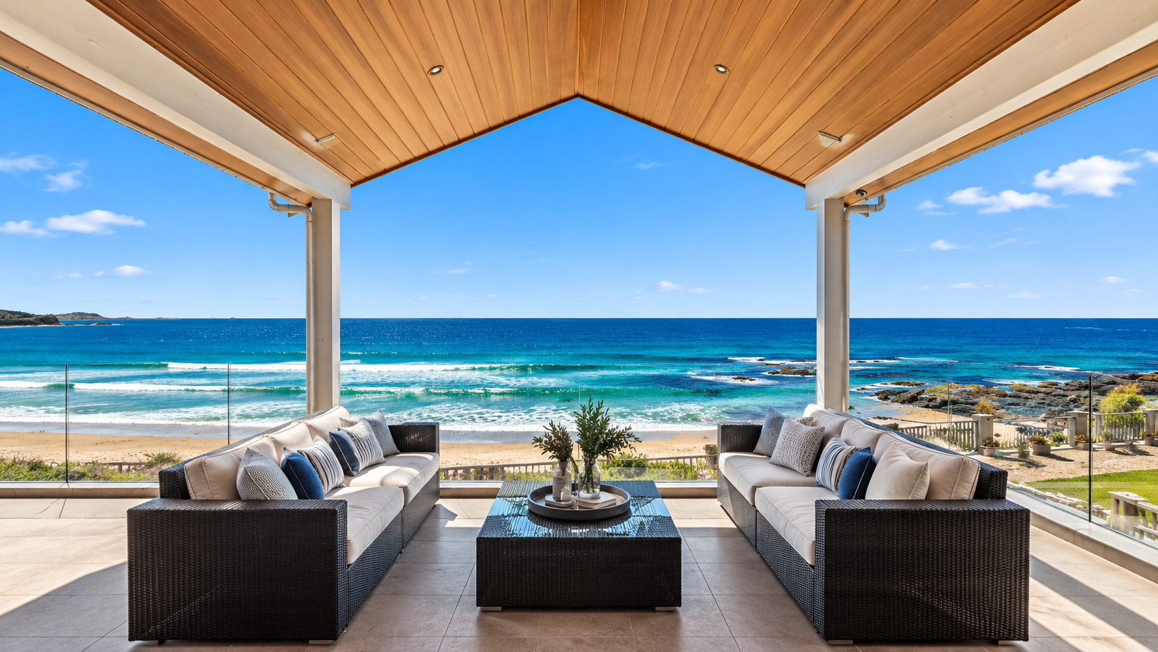 Ocean view outdoor living on the South Coast NSW